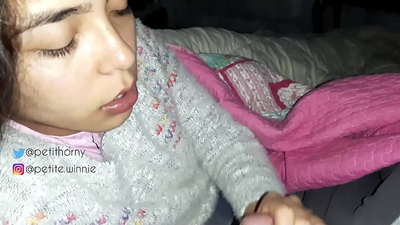 ICH SCHLUCKE DIE GANZE ANGESAMMELTE MILCH MEINES MANNES - ZEIGE ZUNGE MIT SPERMA